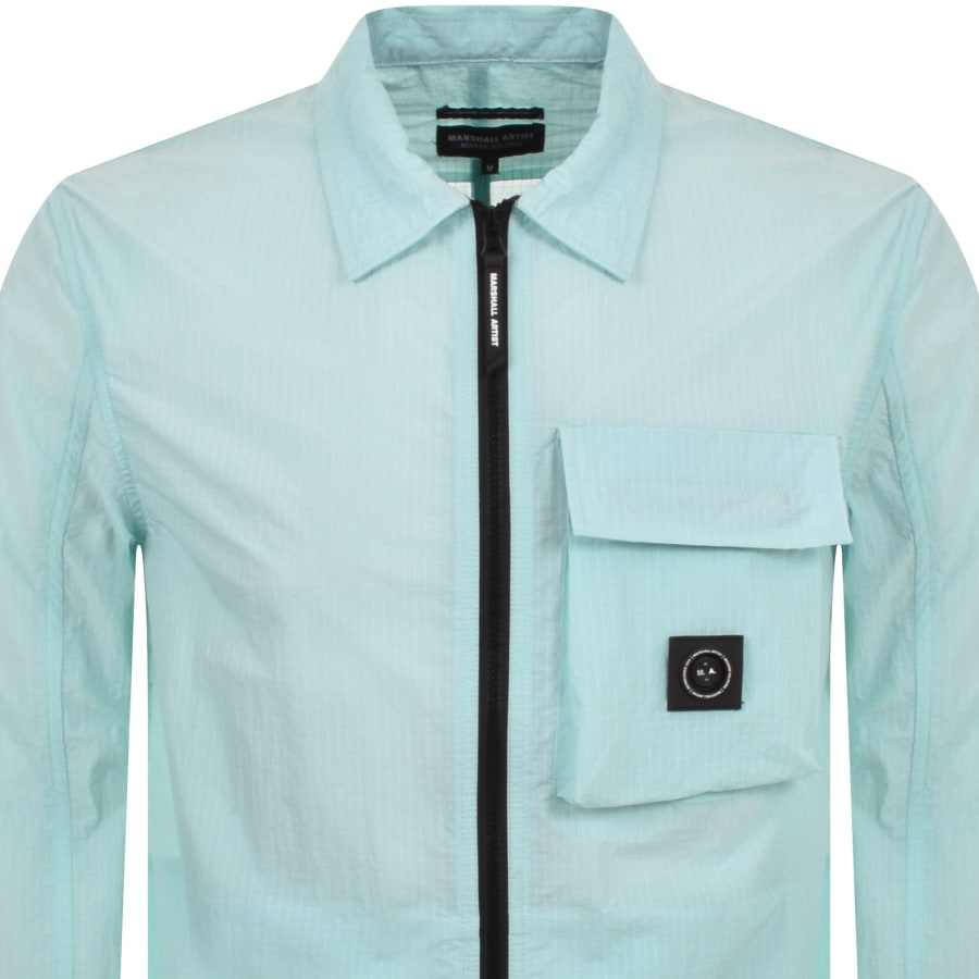 Marshall artist teal overshirt sales